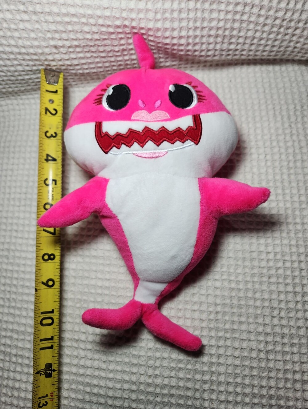 Pink Mommy Baby Shark Plush Toy - Lights And Songs Working!